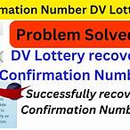 how to recover dv lottery confirmation number